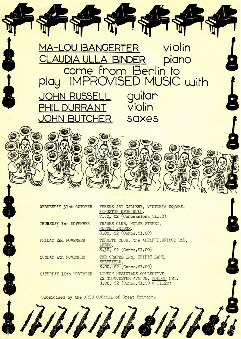 1985 tour poster